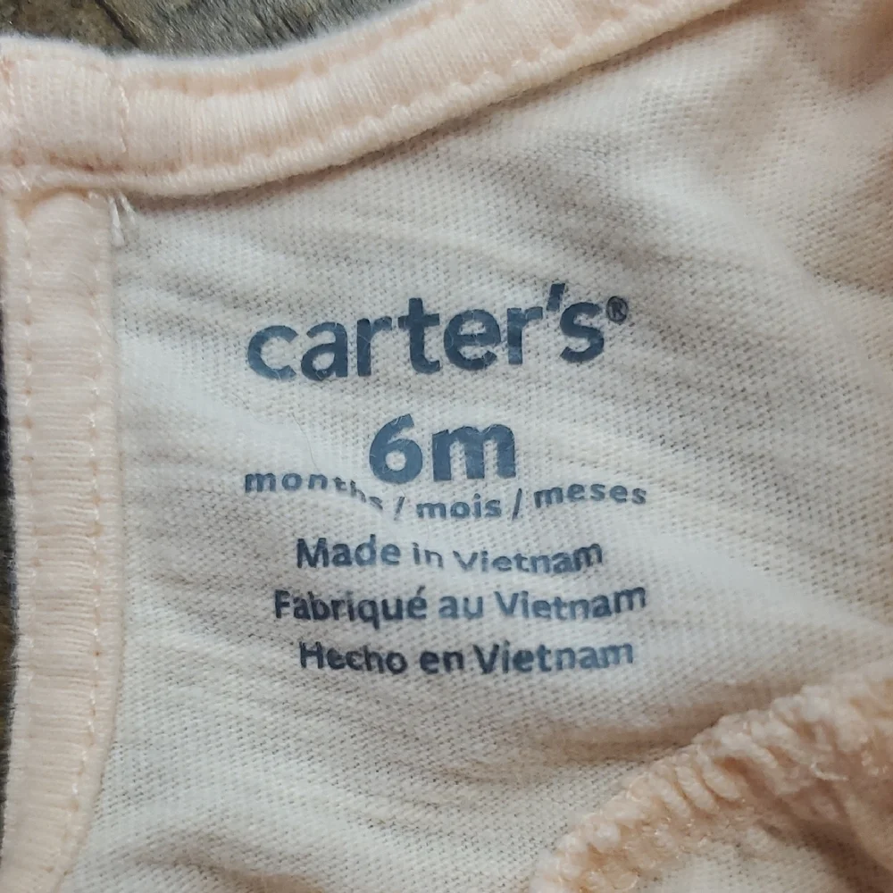 Carter's Pink Sleeveless Bodysuit